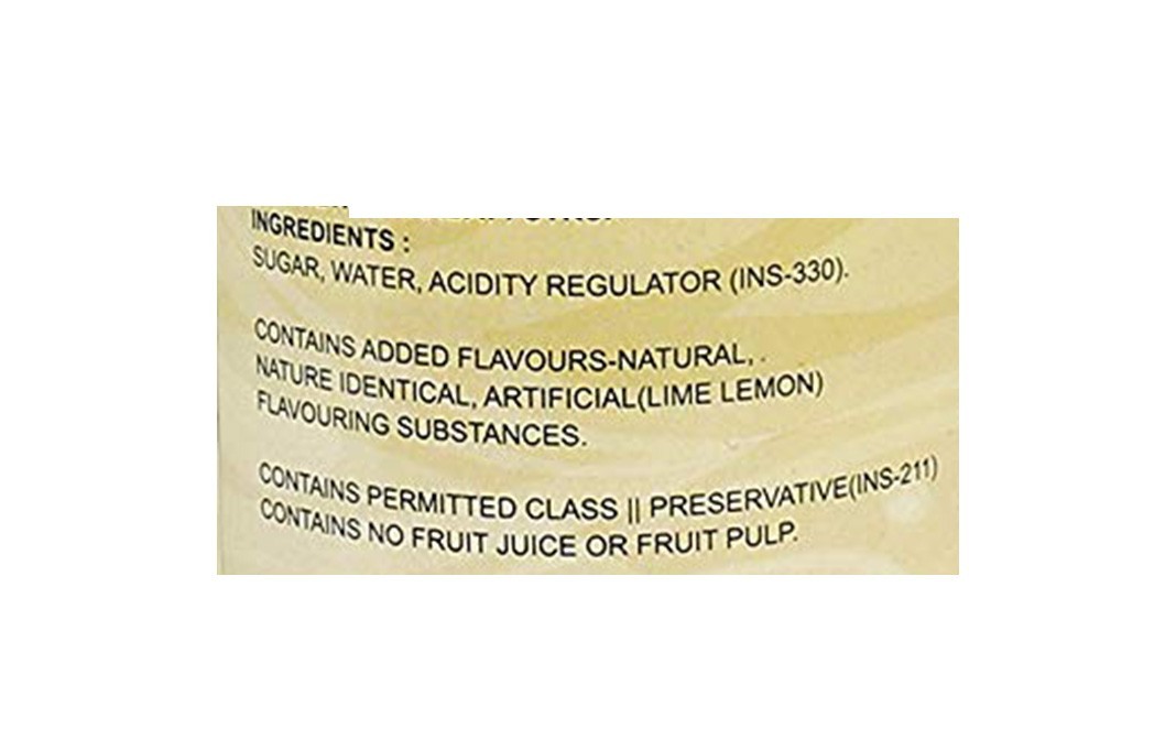 Raj Mandir Lime Syrup    Plastic Bottle  750 millilitre